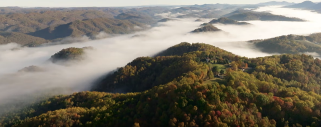 The above photo shows CNX-owned land and surrounding area in Buchanan and Tazewell counties, Virginia.
